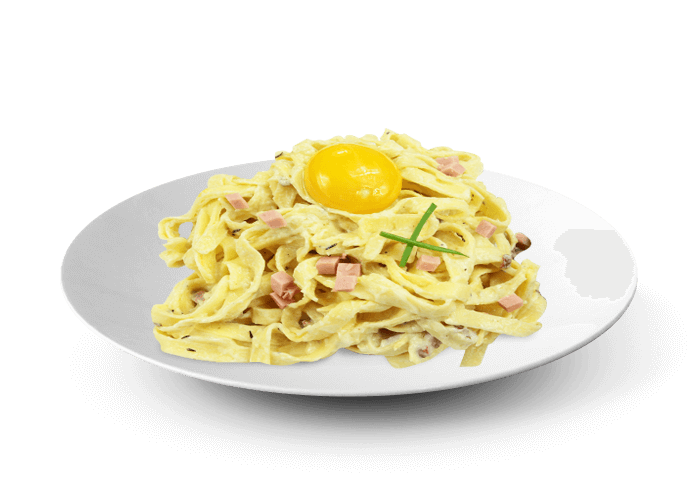 TAGLIATELLES CARBONARA